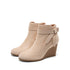 DAMEN CHUNKY HEEL KNÖCHELSTIEFEL - ELEGANTE STIEFELETTEN